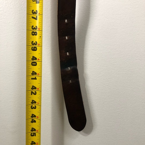 COACH Leather Belt with Brass Buckle - Picture 6 of 10